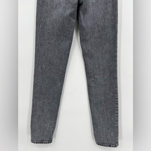 SLVRLAKE Beatnik High Rise Skinny Jeans Slim Harvest Moon Black Gray Grey 24 - Picture 9 of 14